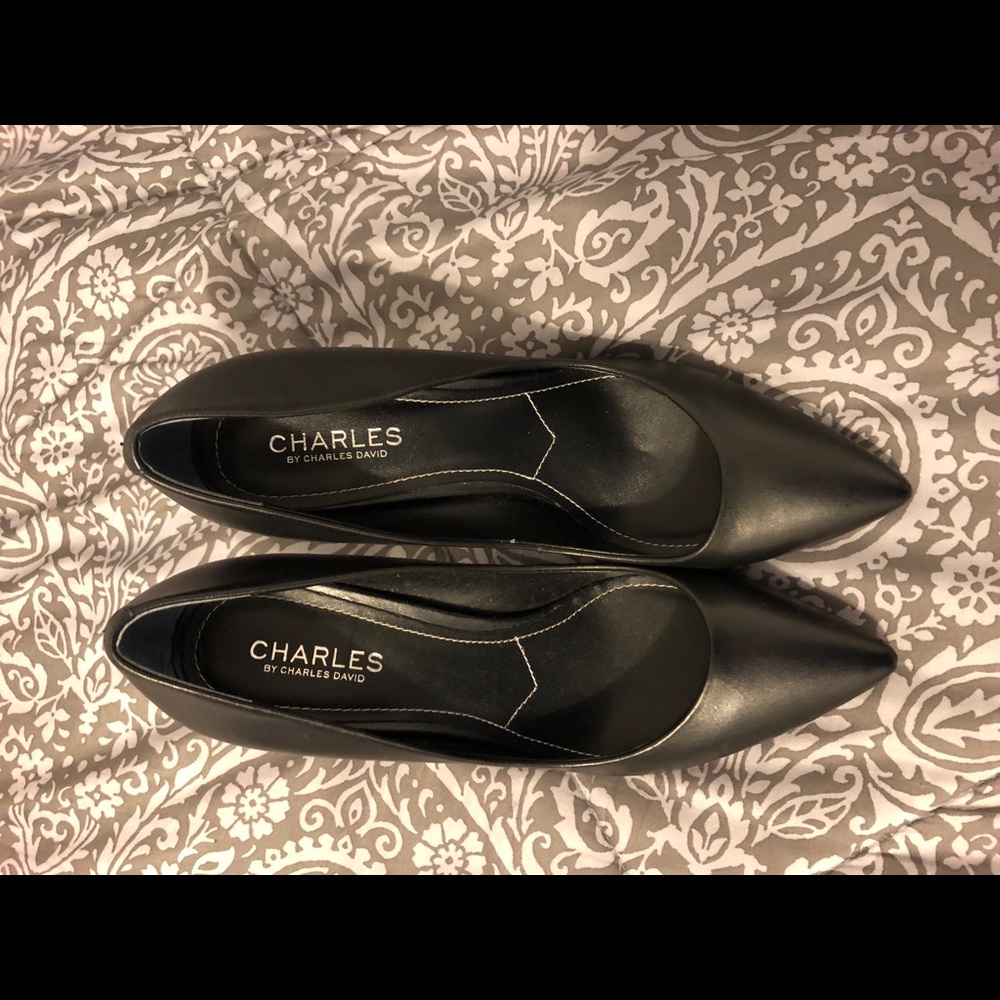 Workday Black Heels
